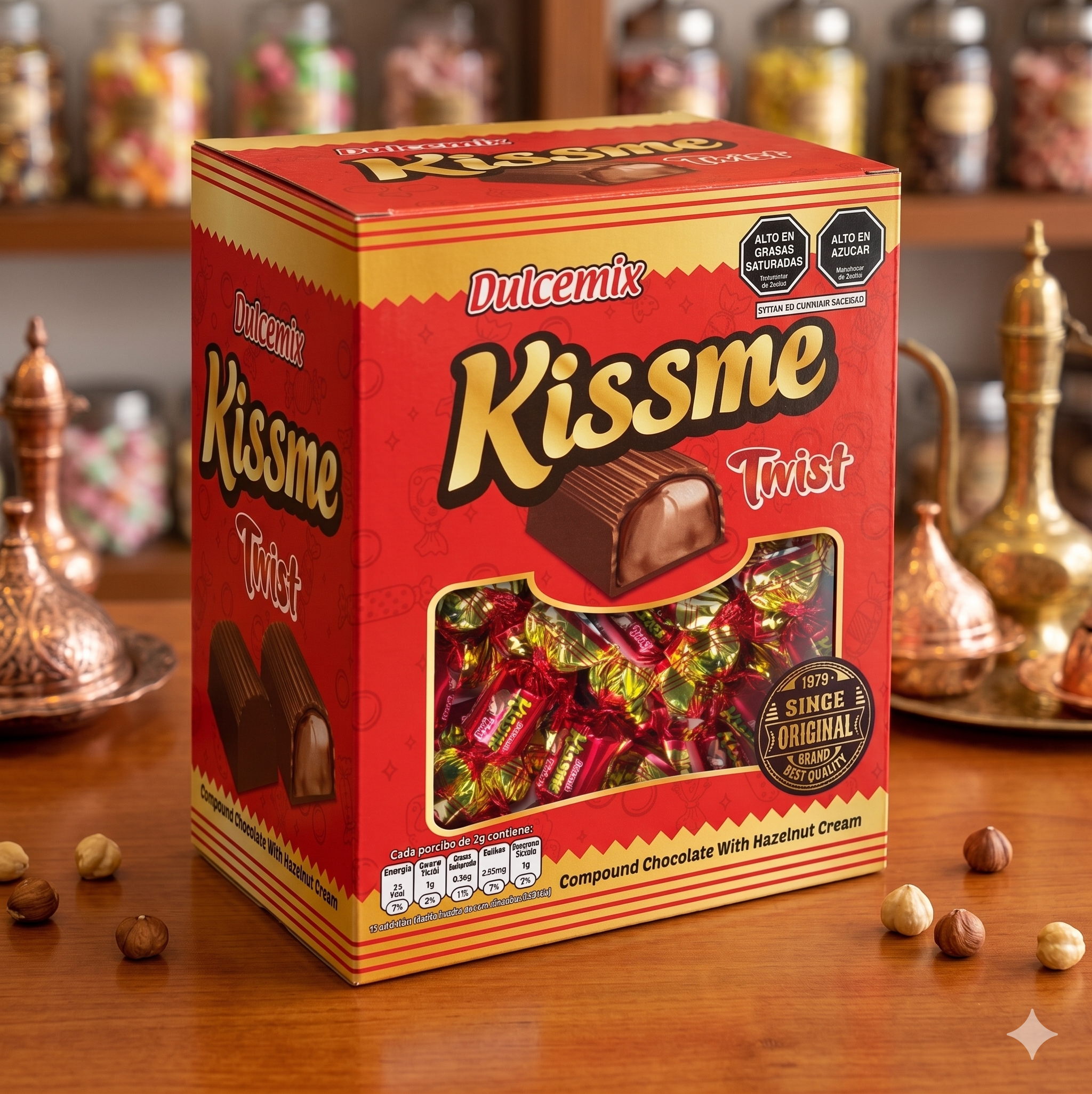 Rothe Kissme Double Twist Compound Chocolate