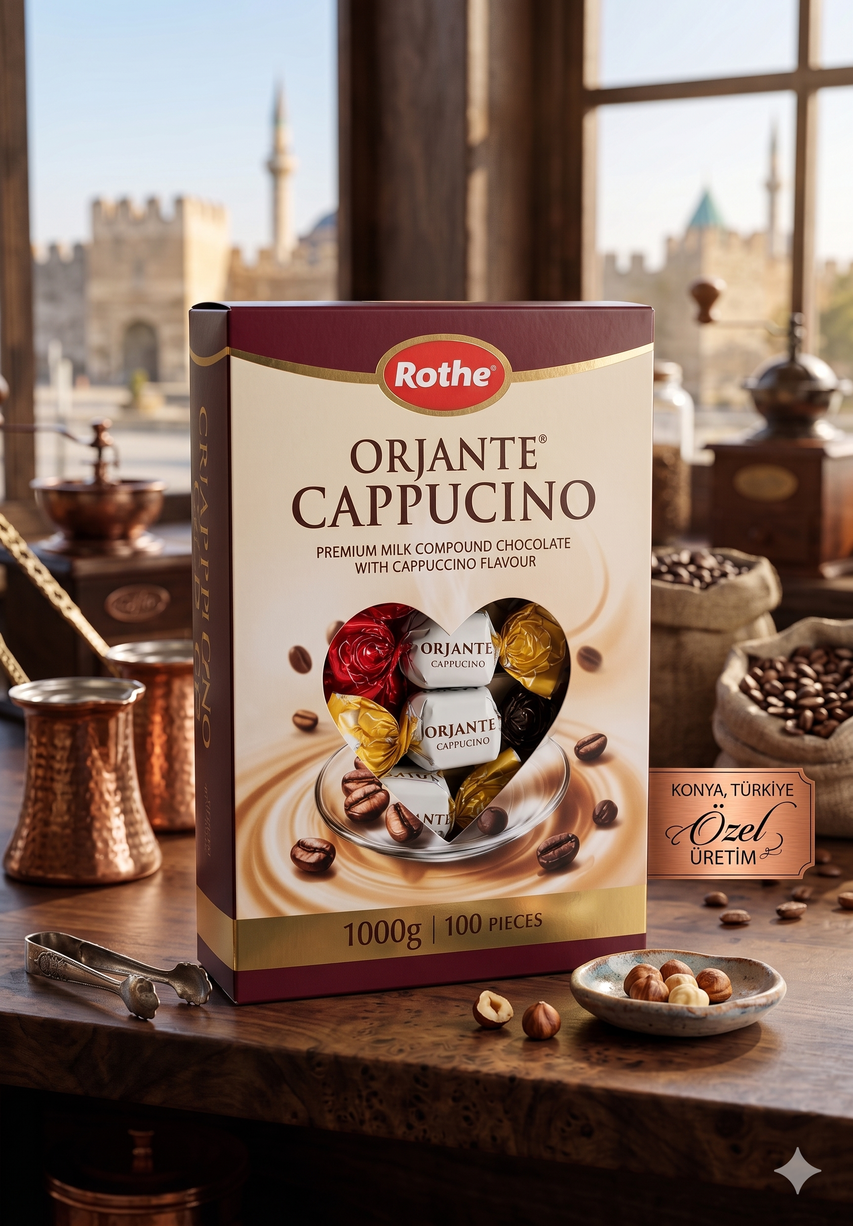 Rothe Orjante Cappuccino Double Twist Compound Chocolate — gallery 1