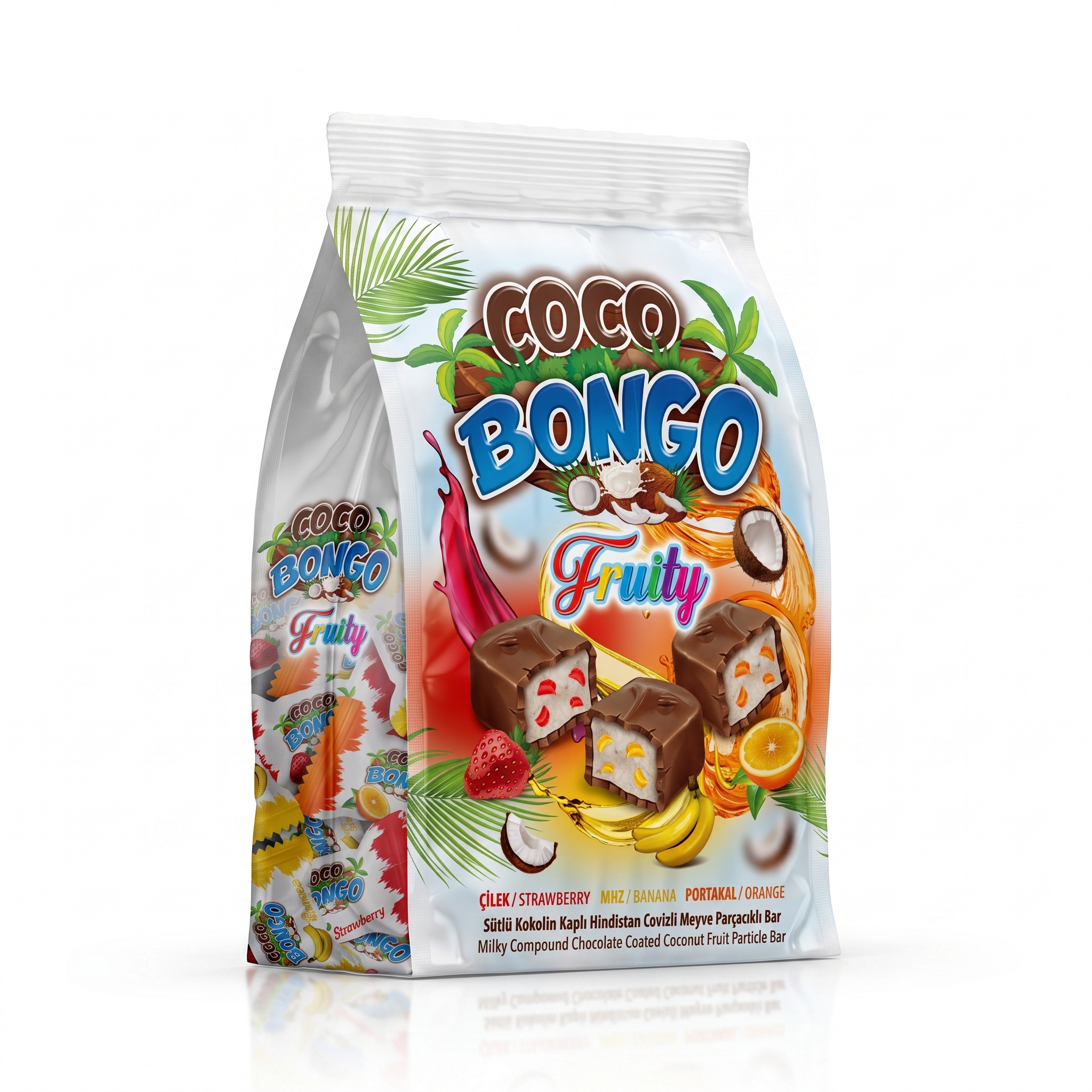 Rothe Coco Bongo Fruity Fruit Pieces added Chocolate Coated Coconut Bar — gallery 4