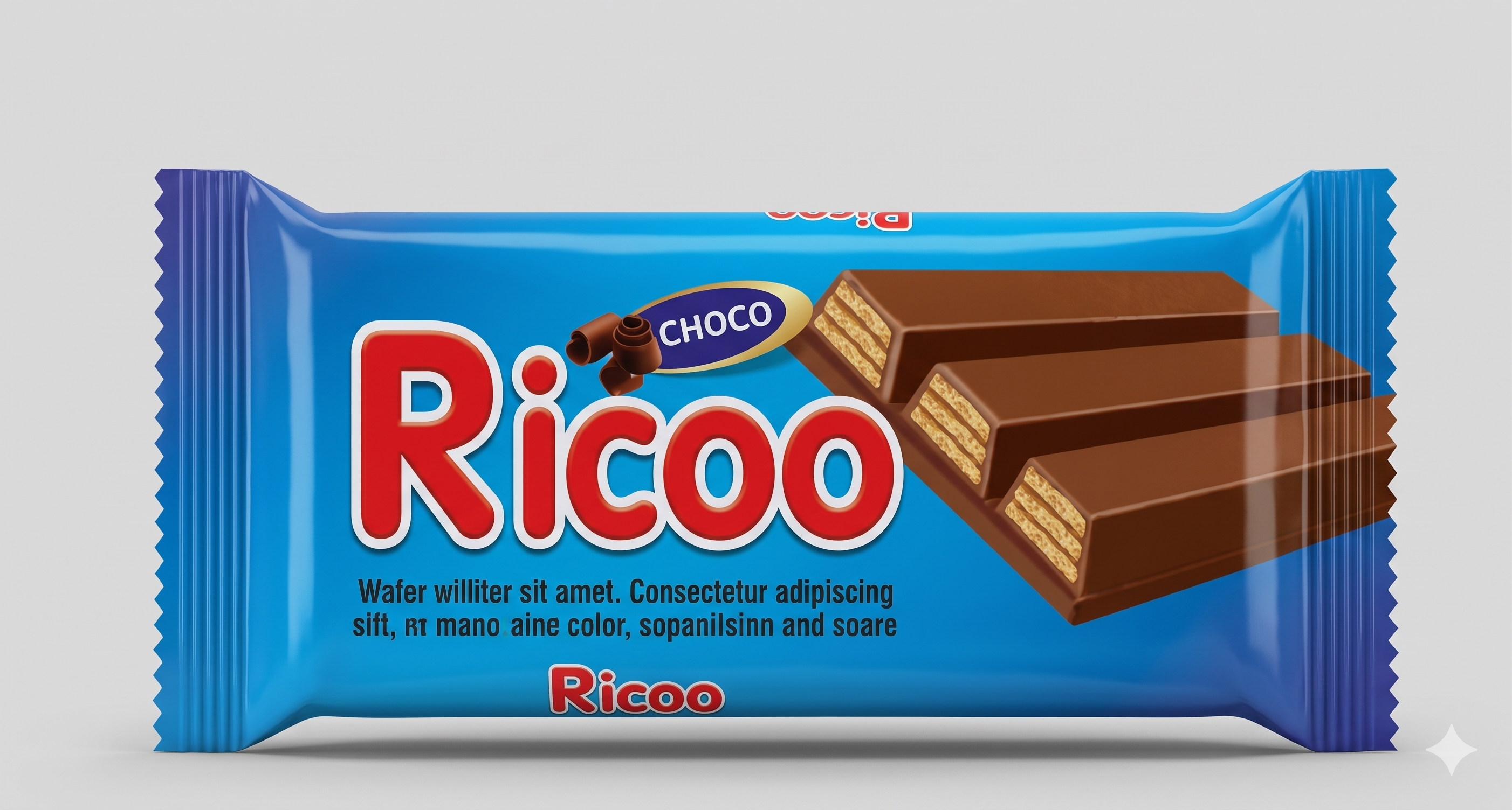 Rothe Choco Ricoo Compound Chocolate Wafer with Hazelnut Flavored Cream — gallery 2