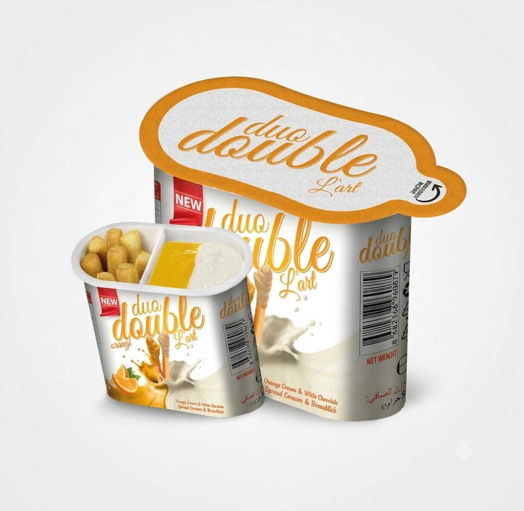 Rothe Duo Double L'art Orange Cream & White Cream with Grissini — gallery 2